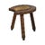 Brutalist Spanish Tripod Wooden Milk Stool For Sale - Image 15 of 15