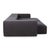 Andy Fabric Three-Seater Grey Anthracite Sofa with Manual Function from B&B Italia / C&B Italia For Sale - Image 13 of 16