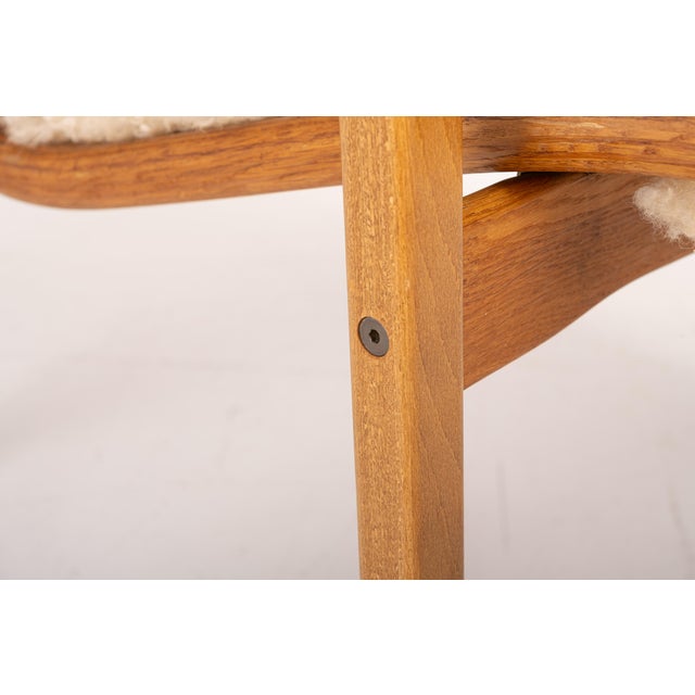 Set of Lamino Lounge Chair and Ottoman by Yngve Ekström for Swedese, 1950s For Sale - Image 12 of 15
