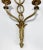 Vintage Caduceus Medical Symbol Brass Candle Wall Sconces, Pair For Sale In Kansas City - Image 6 of 6