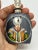 1960s Hand Painted Emperor Otho Carved Bottle With Stopper For Sale - Image 4 of 10