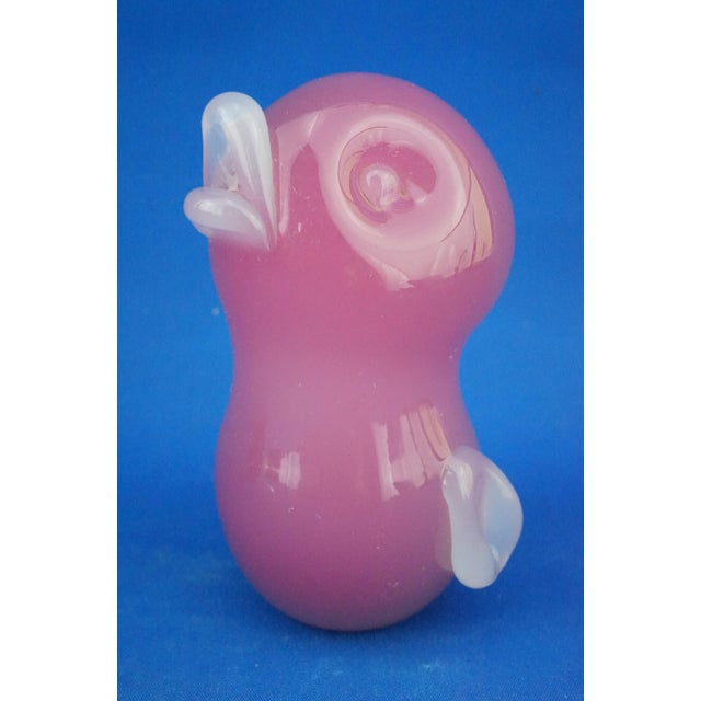 Pink Opaline Sommerso Glass Duckling from Seguso, Murano, Italy, 1950s For Sale - Image 3 of 18