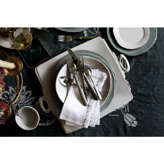 VIETRI VIETRI Martellato Flatware Five-Piece Place Setting For Sale - Image 4 of 11