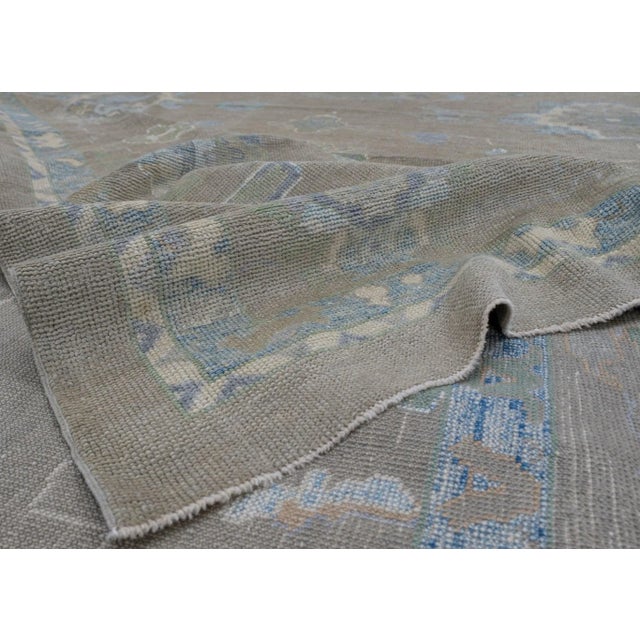 Turkish Turkish Oushak Rug 12' x 15' For Sale - Image 3 of 6
