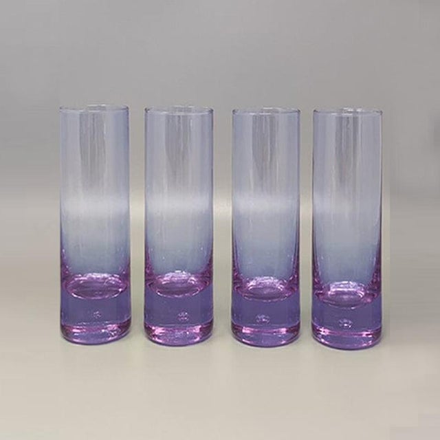 Ice Bucket with Glasses from Ivat, Italy, Set of 5 For Sale - Image 4 of 13