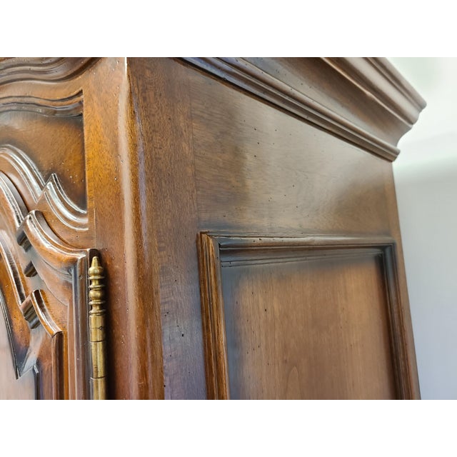 Brown Baker's Rococo French Armoire For Sale - Image 8 of 16