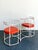 Vintage Faux Metal Bamboo Patio Hollywood Chairs and Table Set For Sale - Image 12 of 16