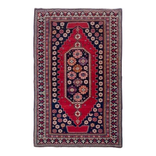 Antique Shahnazari Shirvan Caucasian Rug 3'9" X 6'4" Circa 1870 For Sale