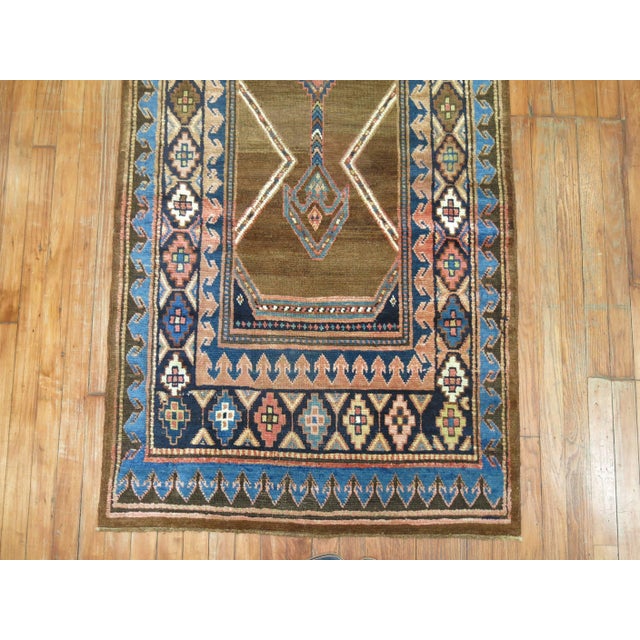 Early 20th Century Zabihi Collection Persian Bakshaish Serab Tribal Runner - 3'6" x 11'9" For Sale - Image 4 of 10