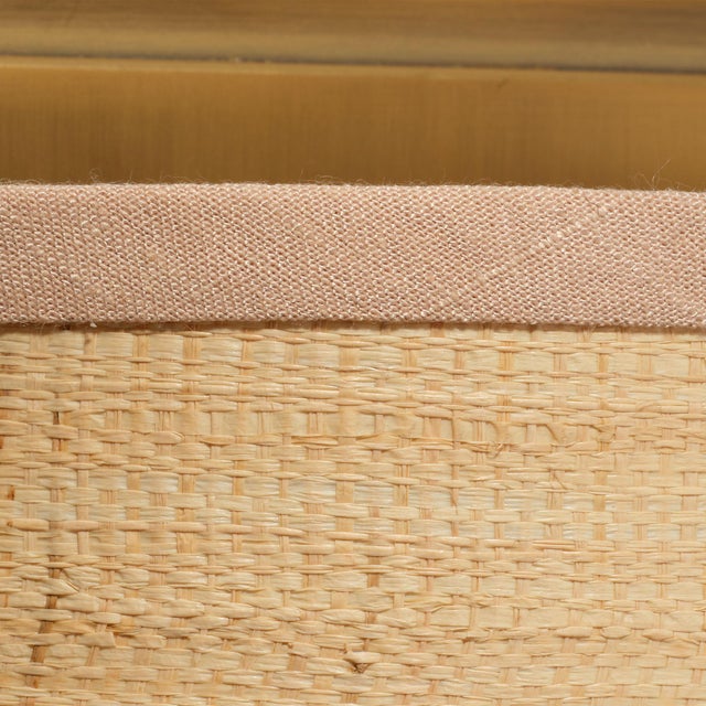 Jamie Young Jamie Young Riley Wall Sconce in Raffia For Sale - Image 4 of 10