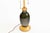 Mesmerizing emerald green aventurine glass lamp by Barovier & Toso, Italy, circa 1940. Original brass base and hardware,...