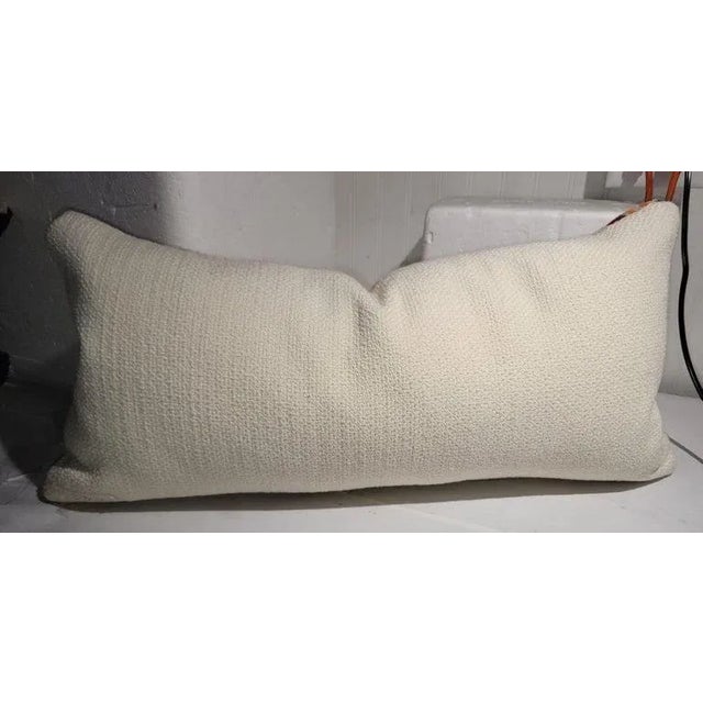 Mid 20th Century Striped Hand Woven Bolster Pillow For Sale In Los Angeles - Image 6 of 6