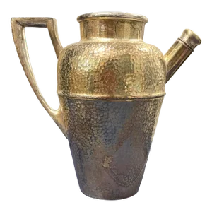 1950s Hammered Silver Barware Pitcher