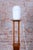 Mid-Century Table Lamp in Lacquered Metal and Opal Glass, Czech, 1960s For Sale - Image 3 of 9