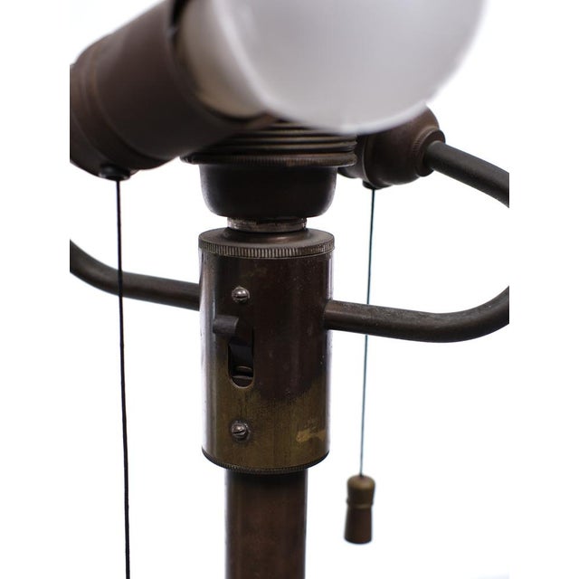 Art Deco Brass Floor Lamp, France, 1965 For Sale - Image 10 of 15