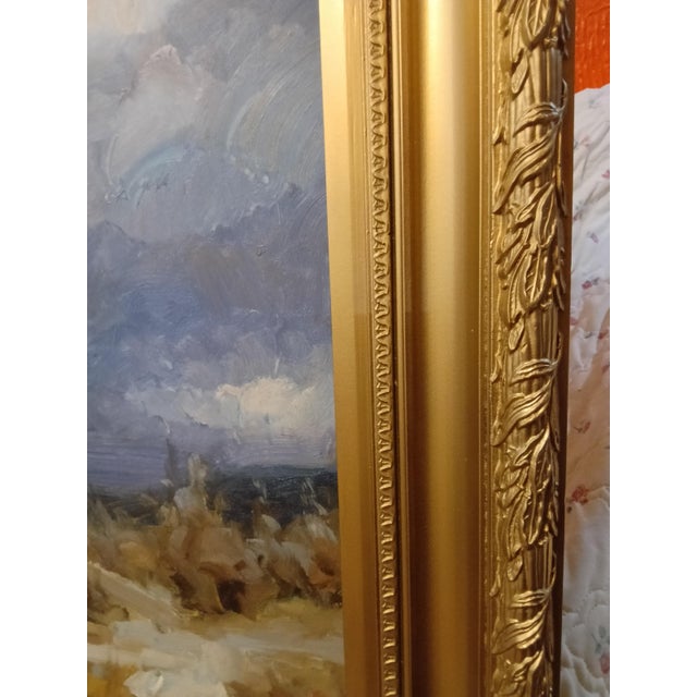 1980s Thow Luen Beautiful Large Orignal Painting For Sale In Dallas - Image 6 of 6