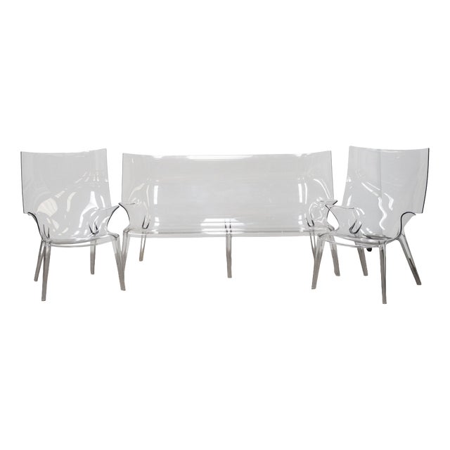 Uncle Jim and Uncle Jack Salon by Philippe Starck for Kartell, 2010s, Set of 3 For Sale