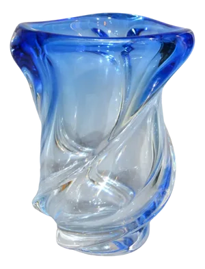 Vase from Val Saint Lambert, Belgium, 1960s