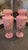Pink Late 19th Century Victorian Pink Cased Glass Vases- a Pair For Sale - Image 8 of 8