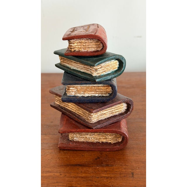 Miniature Decorative Faux Stack of Books For Sale In Savannah - Image 6 of 7