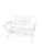 1950s Wrought Iron Slider Rocking Chair & Settee with Scrolling Arms For Sale - Image 10 of 10