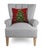 A festive way to spruce up your home for the holidays and winter season! 100% wool hooked throw pillow / accent pillow....