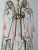 French Pink Opaline Murano Drops Rock Crystal Swags Chandelier, Circa 1920French Pink Opaline Murano Drops Rock Crystal Swags Chandelier, Circa 1920 For Sale - Image 4 of 13