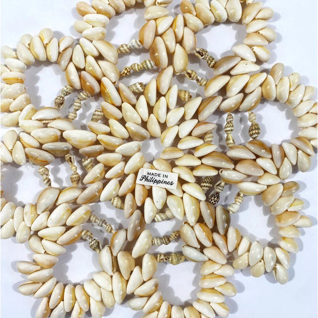 Late 20th Century Shell Placemats - Set of 6 For Sale - Image 4 of 5