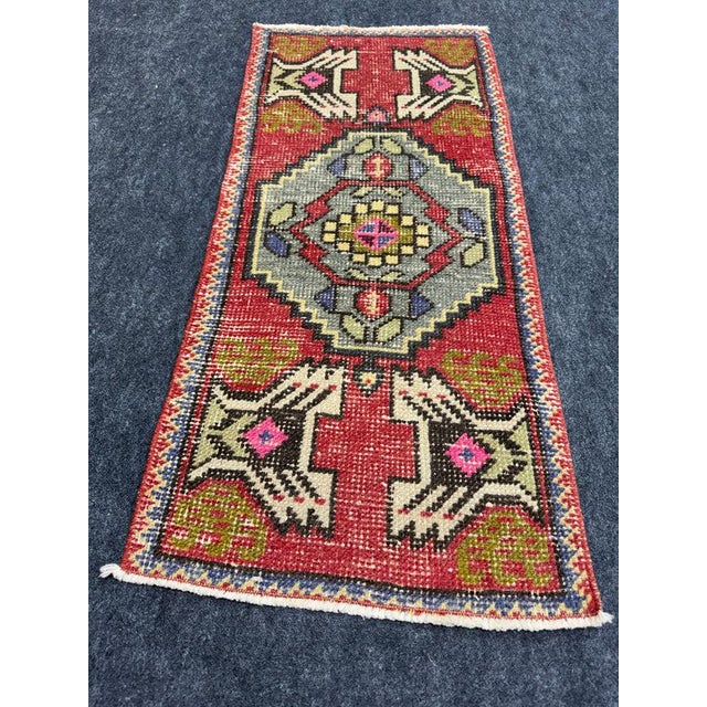 Turkish Yastik Rug 1'6" x 3'3" #23685 Explore a curated collection of hallway runners, wool rugs, and handmade...