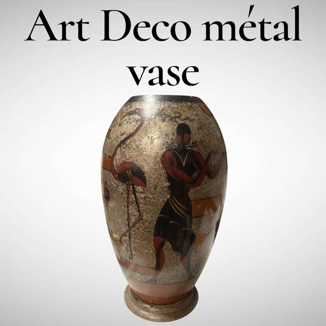 1930s Metal Vase from WMF, 1930s For Sale - Image 5 of 9