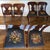 Set of 6 Hickory Chair–Style American Empire Dining Chairs With Unique Floral Needlepoint For Sale In Tampa - Image 6 of 12