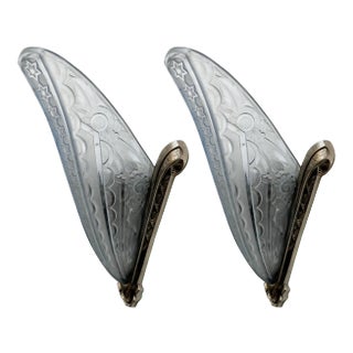 French Art Deco Wall Sconces signed by Donna - a Pair For Sale