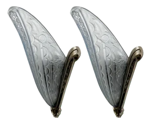 French Art Deco Wall Sconces signed by Donna - a Pair