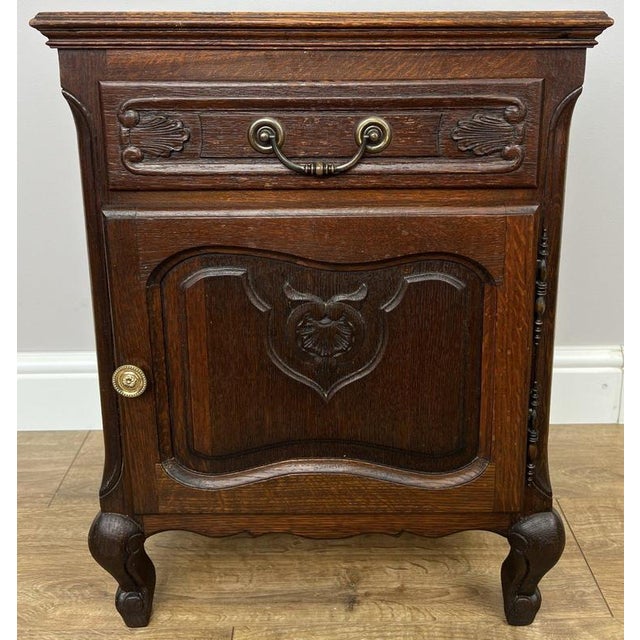 Add timeless French charm to your home with this Vintage French Louis Single Bedside Table , beautifully crafted with...