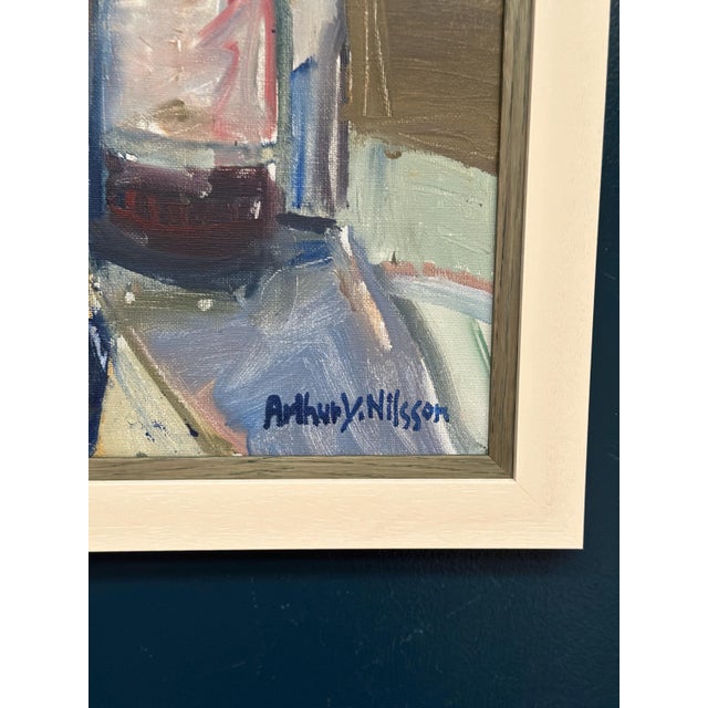 Y. Nilsson, Still Life, 1950s, Oil on Canvas, Framed For Sale - Image 5 of 18