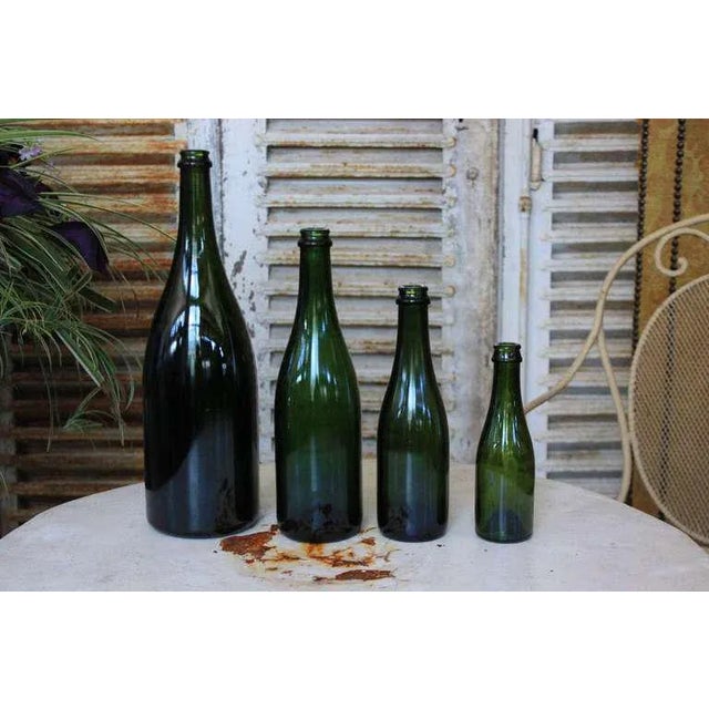 Set of Eight Vintage French Champagne Bottles For Sale In New York - Image 6 of 7