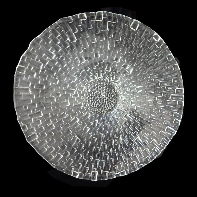Vintage Pilgrim Glass Textured Glass Bowl For Sale - Image 9 of 14