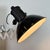 Industrial Black Enamel Scissor Wall Lamp, 1950s For Sale - Image 16 of 18