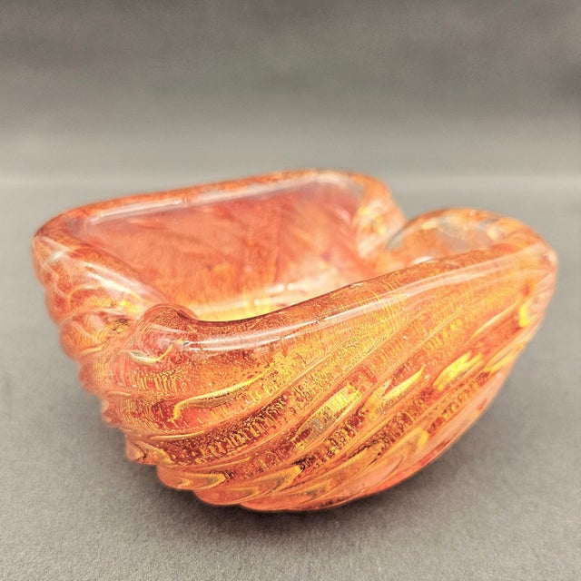 1950s Murano Glass Ashtray by Ercole Barovier & Toso, Italy, 1950s For Sale - Image 5 of 6