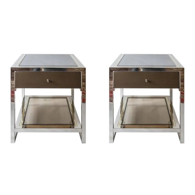 Mid-Century Italian Nightstands, Set of 2 For Sale - Image 11 of 11