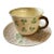 1950s Fine Irish Belleek Porcelain Demitasse Cup and Saucer For Sale