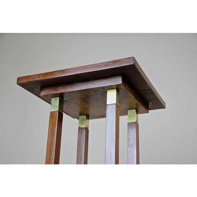 Austrian Art Nouveau Palisander Pedestal, 1900 For Sale - Image 13 of 15