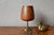Scandinavian Decorative Glass in Teak and Brass, 1960s For Sale - Image 6 of 6