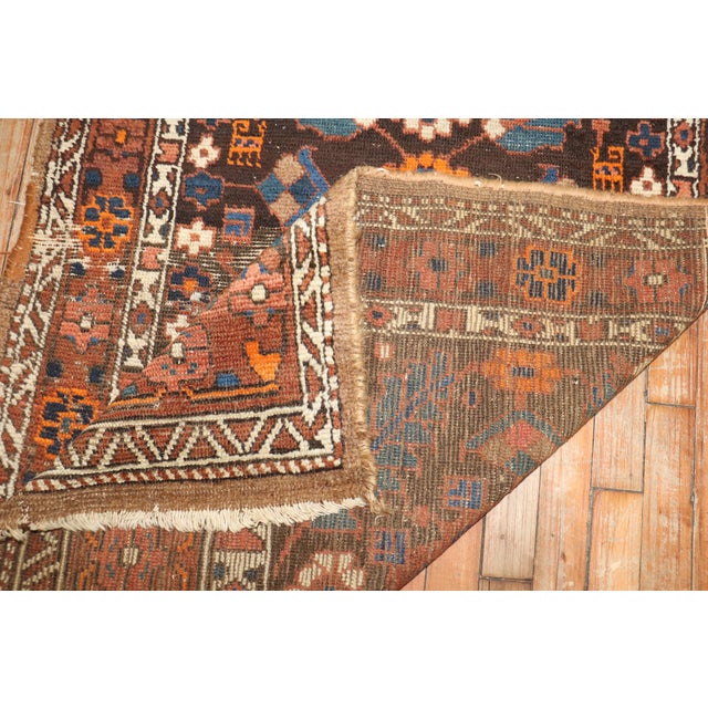 Antique Kurd Runner, 3'3'' X 12' For Sale - Image 4 of 7