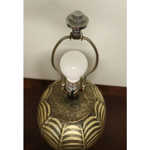 Jay Spectre Dinanderie Table Lamp 1980s For Sale - Image 10 of 11