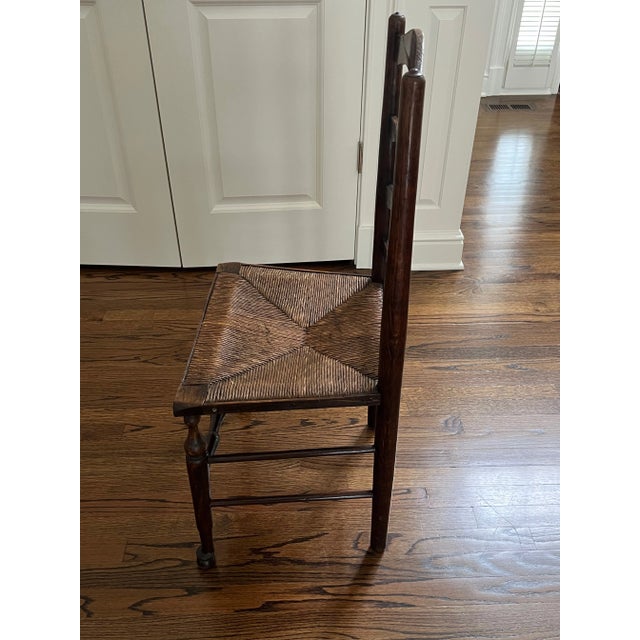 19th Century Ladder Back Side Chair For Sale - Image 4 of 12