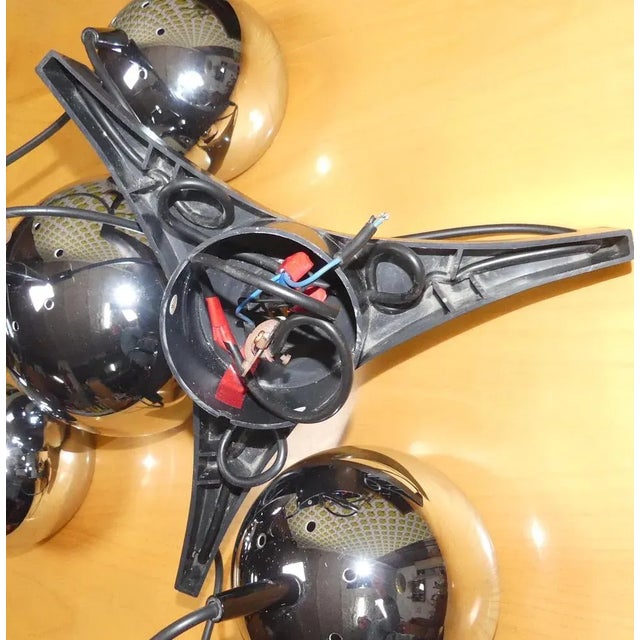 Metal Space Age Chrome Cascade Lamp, 1970s For Sale - Image 7 of 9