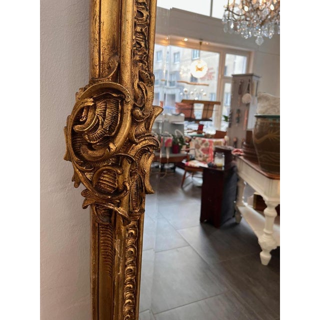 Large Vintage Mirror, 19th Century For Sale - Image 5 of 11