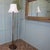 Beech Floor Lamp with Linen Shade, 1930 For Sale - Image 6 of 7