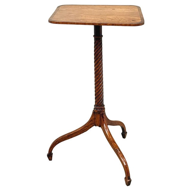Regency Square Kingwood Wine Table, 1815 For Sale - Image 6 of 13